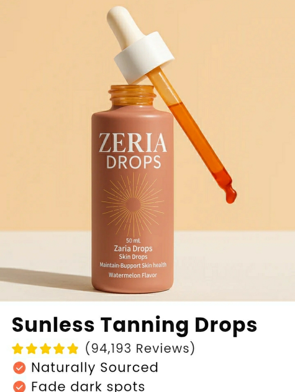 Sun Tan Drops - Picture 3 of 5